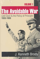 The avoidable war /