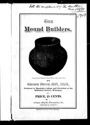 The mound builders /