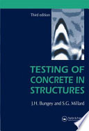 Testing of concrete in structures /