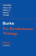 Pre-Revolutionary writings /