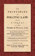 The principles of politic law : being a sequel to The principles of natural law /