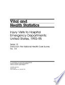 Injury visits to hospital emergency departments : United States, 1992-95.