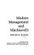 Modern management and Machiavelli