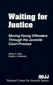 Waiting for justice : moving young offenders through the juvenile court process /