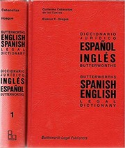 Butterworths Spanish/English legal dictionary = Diccionario jurídico español/inglés Butterworths /