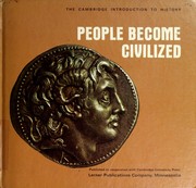 People become civilized