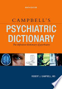 Campbell's psychiatric dictionary /