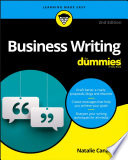 Business writing for dummies /