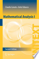Mathematical analysis I /