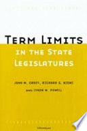 Term limits in the state legislatures /