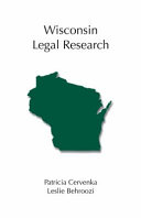 Wisconsin legal research /