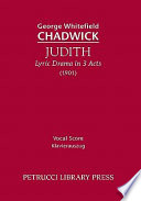 Judith : lyric drama in 3 acts (1901) /
