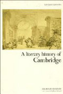 A literary history of Cambridge /