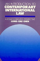 An introduction to contemporary international law : a policy-oriented perspective /