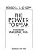 The power to speak : feminism, language, God /