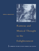 Rameau and musical thought in the Enlightenment /