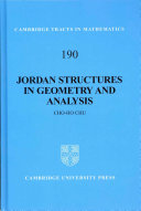 Jordan structures in geometry and analysis /