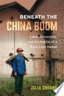 Beneath the China boom labor, citizenship, and the making of a rural land market