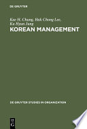 Korean Management : Global Strategy and Cultural Transformation.