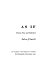 As if : poems new and selected /
