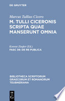 De re publica : librorum sex quae manserunt /