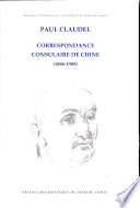 Correspondance, consulaire de Chine (1896-1909) /