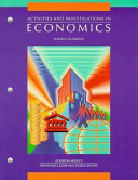 Activities and investigations in economics /