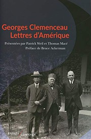 Clemenceau : lettres d'Amérique /