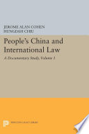 People's China and International Law