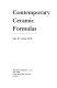 Contemporary ceramic formulas /