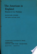 The American in England : Emerson to S.J. Perelman /