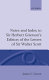 Notes and index to Sir Herbert Grierson's edition of the letters of Sir Walter Scott /