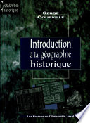 Introduction à la géographie historique /