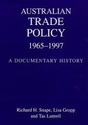 Australian trade policy 1942-1966; a documentary history,