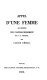 L'affranchissement des femmes : 1832-1833 /