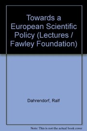 Towards a European science policy.