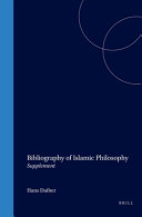 Bibliography of Islamic philosophy.