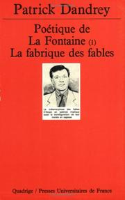 Poétique de La Fontaine.