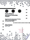 Project abstracts : Educational Partnerships Program /