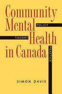 Community mental health in Canada : theory, policy, and practice /