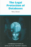 The legal protection of databases /