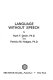 Language without speech /