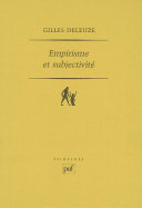 Empirisme et subjectivité : essai sur la nature humaine selon Hume /