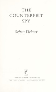 The counterfeit spy /