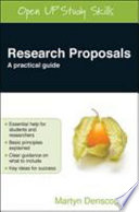 Research proposals : a practical guide /