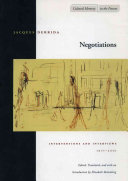 Negotiations : interventions and interviews, 1971-2001 /