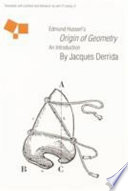 Edmund Husserl's Origin of geometry : an introduction /