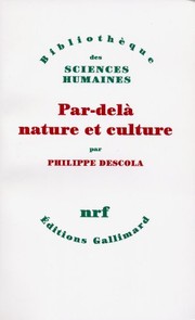 Par-delà nature et culture /