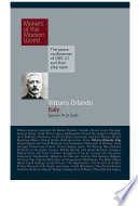 Vittorio Orlando, Italy : the Makers of the Modern World.