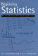 Beginning statistics : an introduction for social scientists /